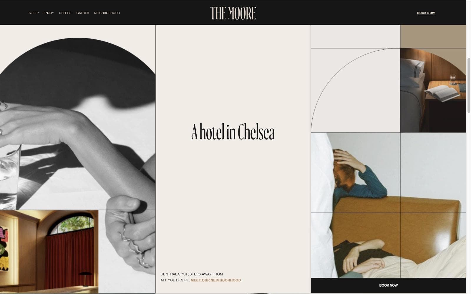 The Moore NYC desktop screenshot