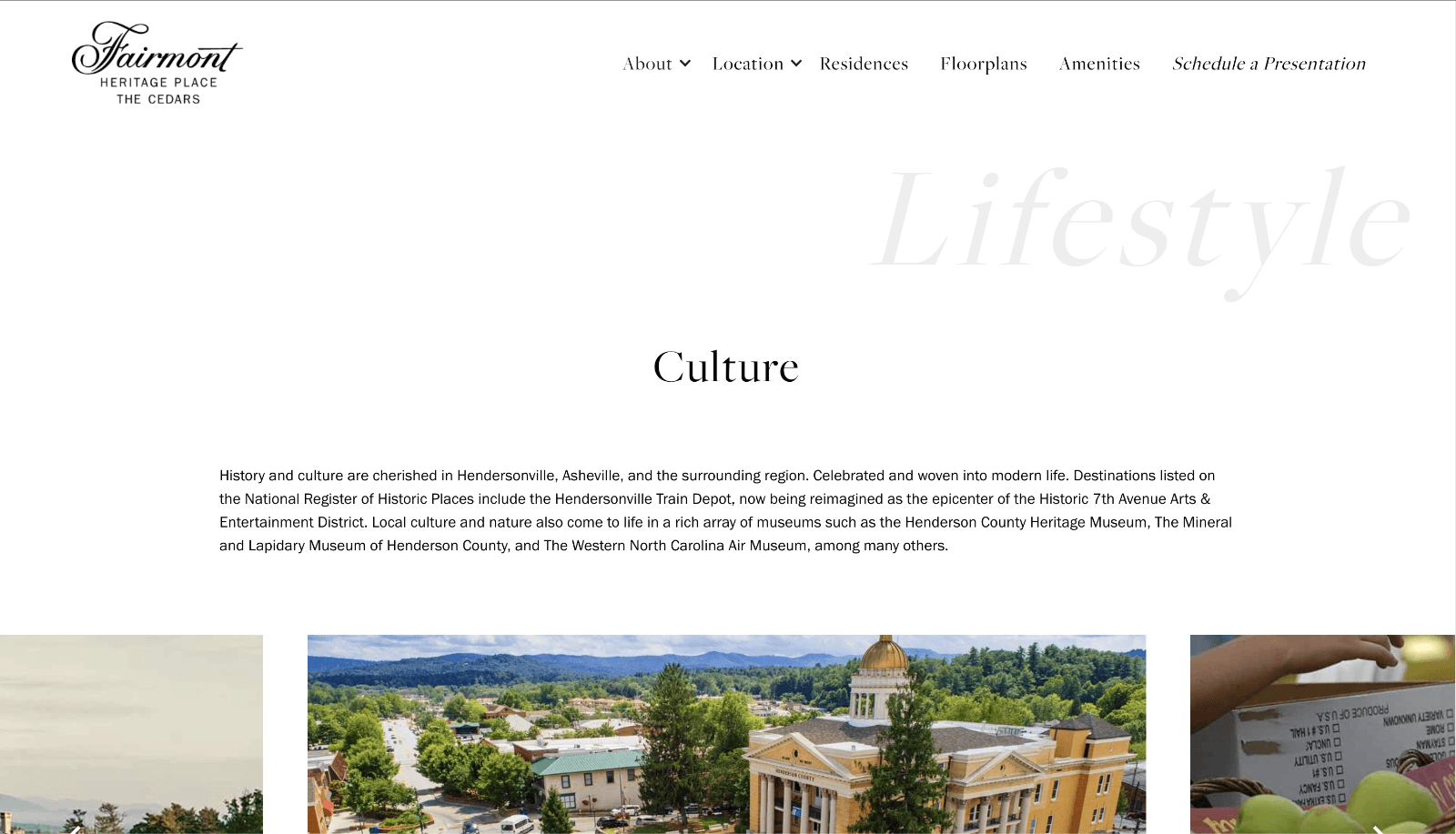 Fairmont Residences the Cedars desktop screenshot