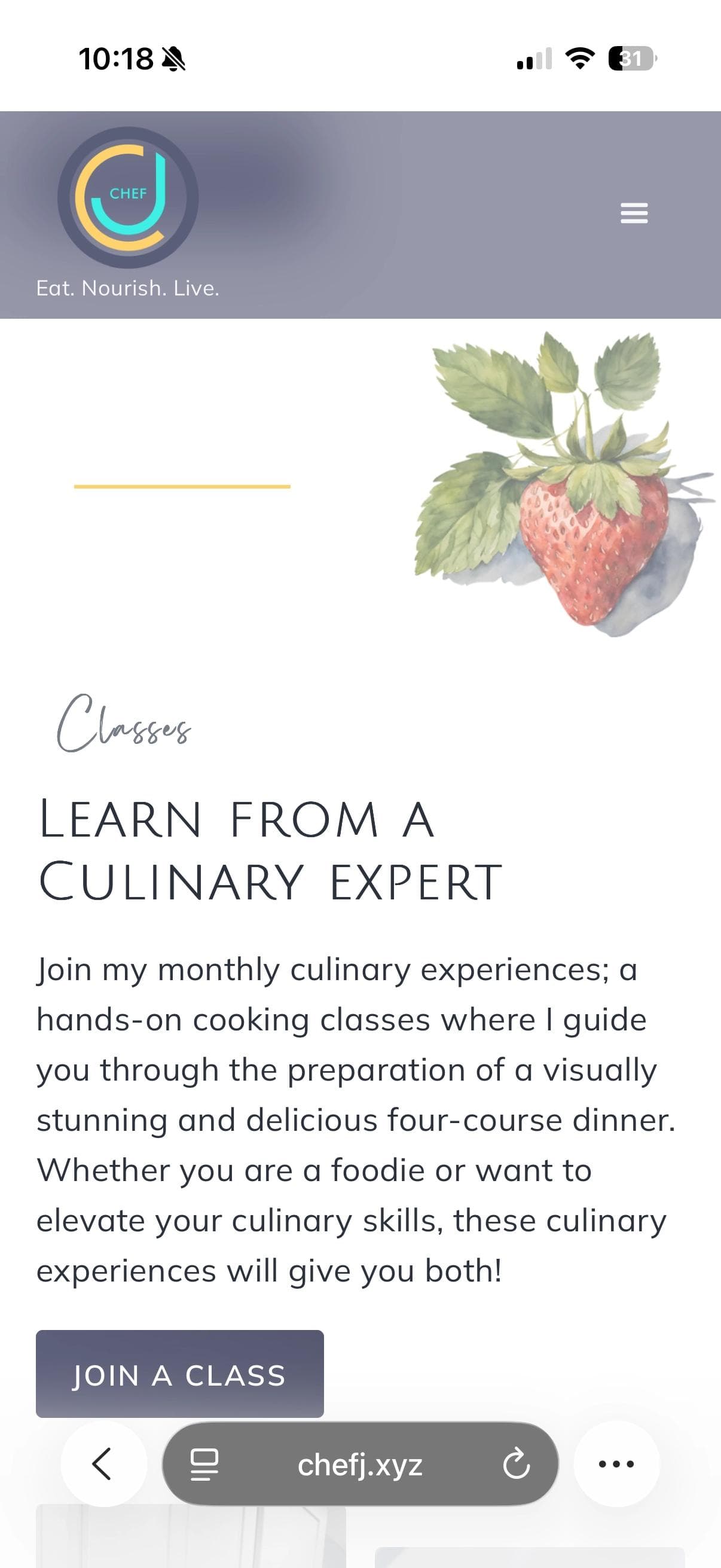 Chef J mobile screenshot